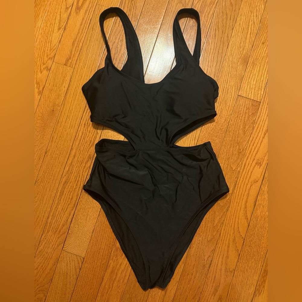 Aerie Black One-Piece Swimsuit